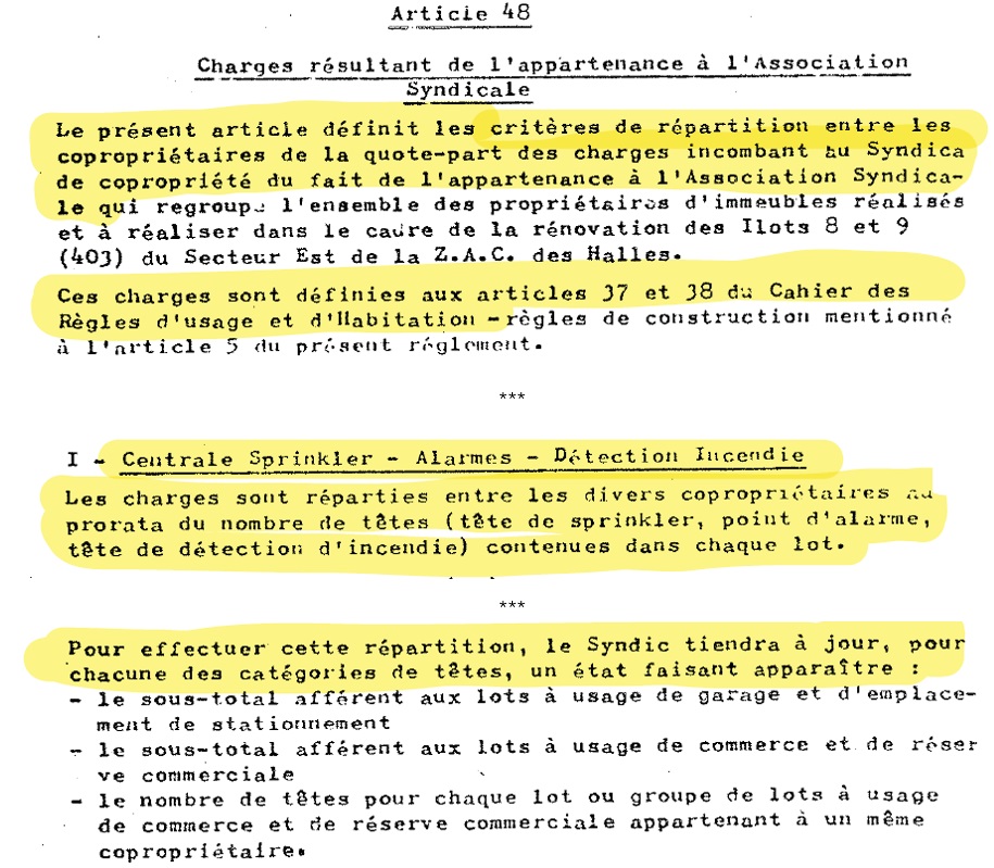 Un clic sur l'image l'agrandit. L'article 48 pour les SOCOPAR 2 et SOCOPAR 3A et art. 46 SOCOPAR 3B : une mission claire et obligatoire pour le syndic.